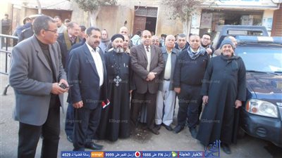 طلعت عبدالقادر يهنئ أقباط الحامول ويؤكد يوم ميلاد المسيح كان إشراقاً للقيم الروحية (صور)