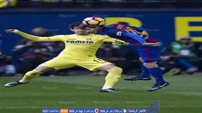 فياريال يهدد مرمى برشلونة بفرصة خطيرة (فيديو)