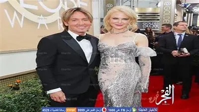 النجمة نيكول كيدمان تصل لريد كاربتن الجولدن جلوب