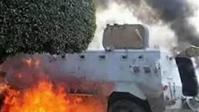 عاجل.. استشهاد 6 شرطيين وإصابة 10 آخرين في انفجار كمين أمني بالعريش