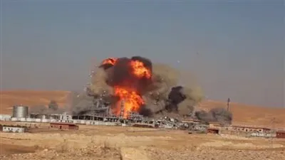 داعش يفجّر معمل تكرير الغاز في ريف حمص الشرقي