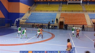 تعادل إيجابي مثير بين الشرقية والمقاصة في كرة الصالات (صور)