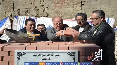 وزير الثقافة يضع حجر الأساس لمبني مسرح مصر بوسط القاهرة (صور)