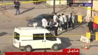 اللقطات الأولى لإطلاق نار أمام مقر للشرطة في مدينة غازي عنتاب التركية (صور)