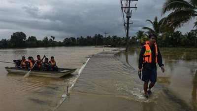 30 قتيلا بسبب الفيضانات في جنوب تايلاند