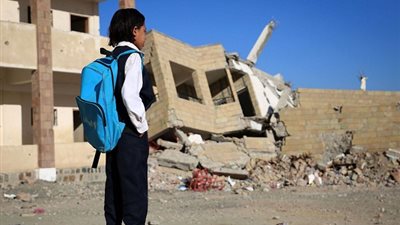 5 قتلى و13 مصابا في غارة على مدرسة بشمال اليمن