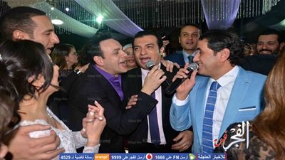 إيهاب توفيق وشيبة ومصطفى قمر يختتمون  زفاف 
