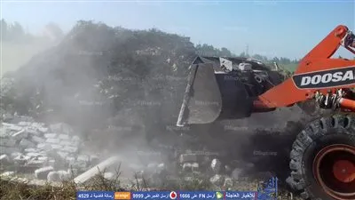 حملة لإزالة التعديات على  الأراضي الزراعية  في كفر الشيخ.. ورئيس المدينة: 