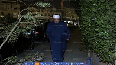 خالد الجندي يعقد قران رمضان صبحي وحبيبة إكرامي (صور)