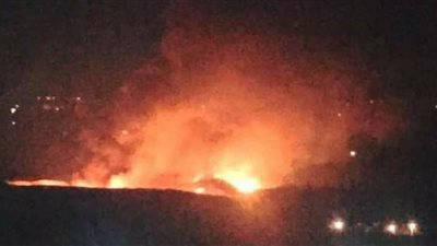 عاجل.. سماع عدة انفجارات في محيط مطار المزة العسكري بدمشق