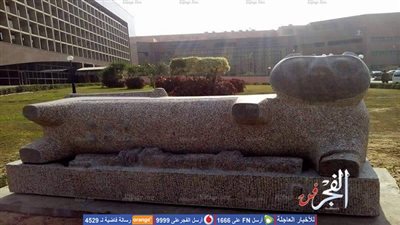 سبع تماثيل جديدة بمدخل مدينة الإنتاج الإعلامي 