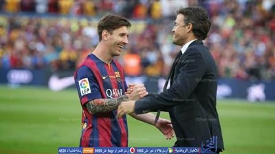 إنريكي يتحدث عن تجديد عقد ميسي