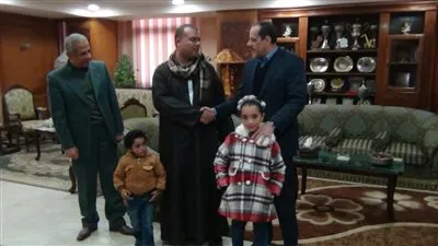 مباحث المنوفية تعيد طفلين مختطفين إلى أهليتهما بأشمون