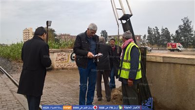 رئيس هيئة السكة الحديد يتفقد أعمال الصيانة في منطقة المنصورة