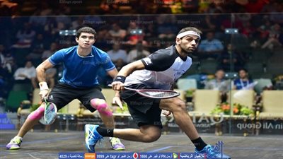 مروان الشوربجى وطارق مؤمن يتأهلان لربع نهائى بطولة الأبطال للإسكواش