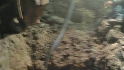 كثافات مرورية حادة  أعلى كوبرى الجيش بسبب مد كابلات كهربائية 