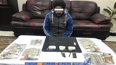 ضبط عاطل لاتجارة بالمخدرات وبحوزتة نصف كيلو هيروين بمنطقة المرج