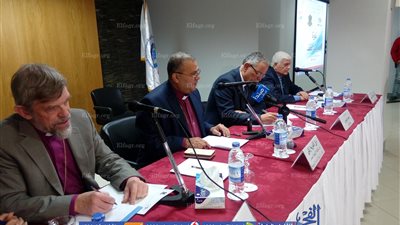 مطران كوبنهاجن خلال مؤتمر معًا ضد العنف بالمنيا : الأوربيون أصبح لديهم خوف من الإسلام (صور)