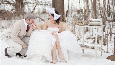 أفكار رائعة لديكور زفافك في الشتاء (صور)