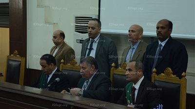 وقائع محاكمة المتهمين فى قضية  
