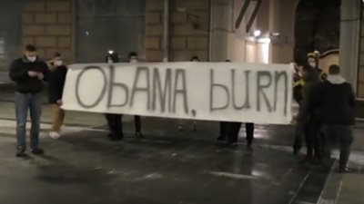 مظاهرة في موسكو احتجاجا ضد سياسات أوباما (فيديو)