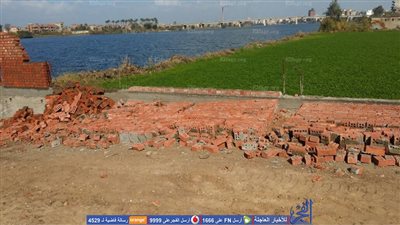 حملة مكبرة لإزالة التعديات على نهر النيل بدمياط (صور)