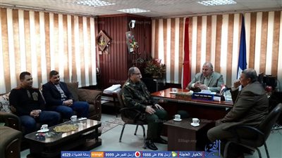 وكيل تعليم دمياط يستقبل المستشار العسكري (صور)
