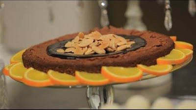 طريقة تحضير براونيز باللوز والبرتقال