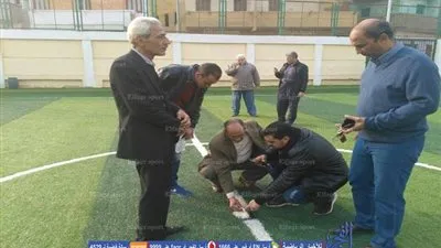 لجنة من وزارة الشباب والرياضة تتفقد الملاعب الجديدة بالغربية 