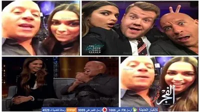 ديبيكا بادكون و فان ديزل يروجان 