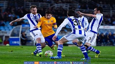 تشكيل لقاء برشلونة وريال سوسييداد بكأس ملك إسبانيا