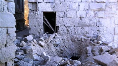 عاجل.. داعش يدمر جزءًا من المدرج الروماني في تدمر