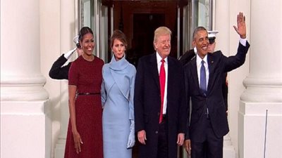 عاجل.. أوباما يستقبل ترامب في البيت الأبيض 