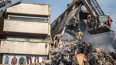 أهم أخبار إيران اليوم.. إنشاء نفقين الى طوابق تحت الارض في مبنى بلاسكو المنهار بطهران