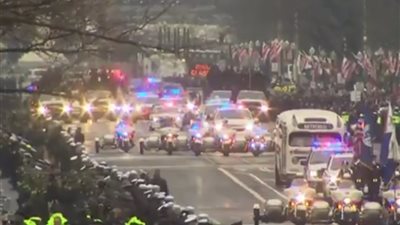 موكب ترامب يجول شوارع واشنطن (فيديو)