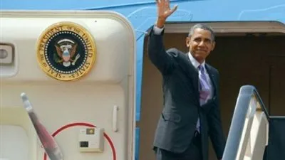 نظرة أوباما الأخيرة للبيت الأبيض (صورة)