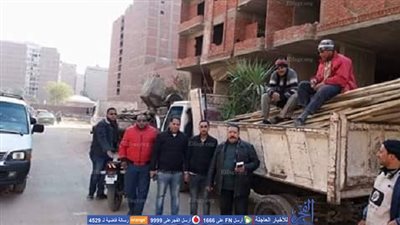 حي الهرم يتصدي لمخالفات البناء والإشغالات
