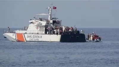 خفر السواحل في تركيا يضبط 42 مهاجراً غير شرعي