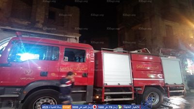 السيطرة على حريق محل تجاري بالأزبكية