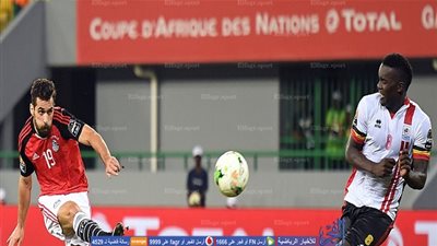 عبد الله السعيد يحرز هدف التقدم لمصر في شباك أوغندا (فيديو)