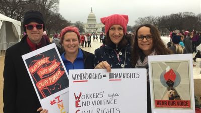 توقعات بمشاركة نصف مليون شخصا في مسيرة ضد ترامب بواشنطن