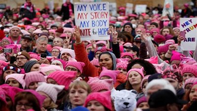 أكبر مسيرة نسائية في تاريخ الولايات المتحدة ضد ترامب (صور)