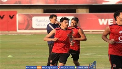 أكرم توفيق يكتفي بالجري في مران الأهلي