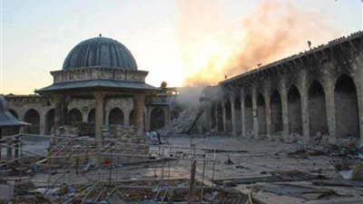 يوسف الحسيني: قباب المسجد الأموي بـ