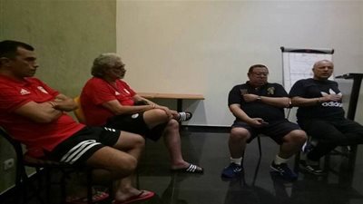 كواليس جلسة أبو ريدة والهواري مع نجوم منتخب مصر ليلة مباراة غانا