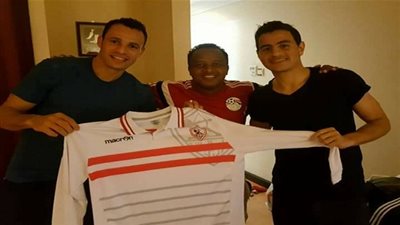 باولو يظهر بقميص الزمالك في معسكر المنتخب العسكري (صور) 