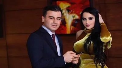 ليال عبود ضيفة التلفزيون الكردي (صور)