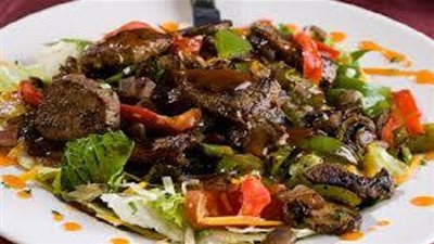 أسهل طريقة لعمل شرائح اللحم مع الخضار بالصوص الحار