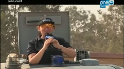 في ذكرى 25 يناير.. ريهام سعيد تظهر داخل إحدى مدرعات القوات الخاصة (فيديو)