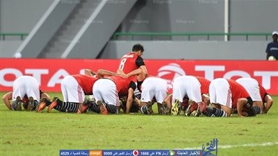 خالد عبد العزيز تابع  مباراة الفراعنة وغانا بصُحبة رئيس الجمهورية